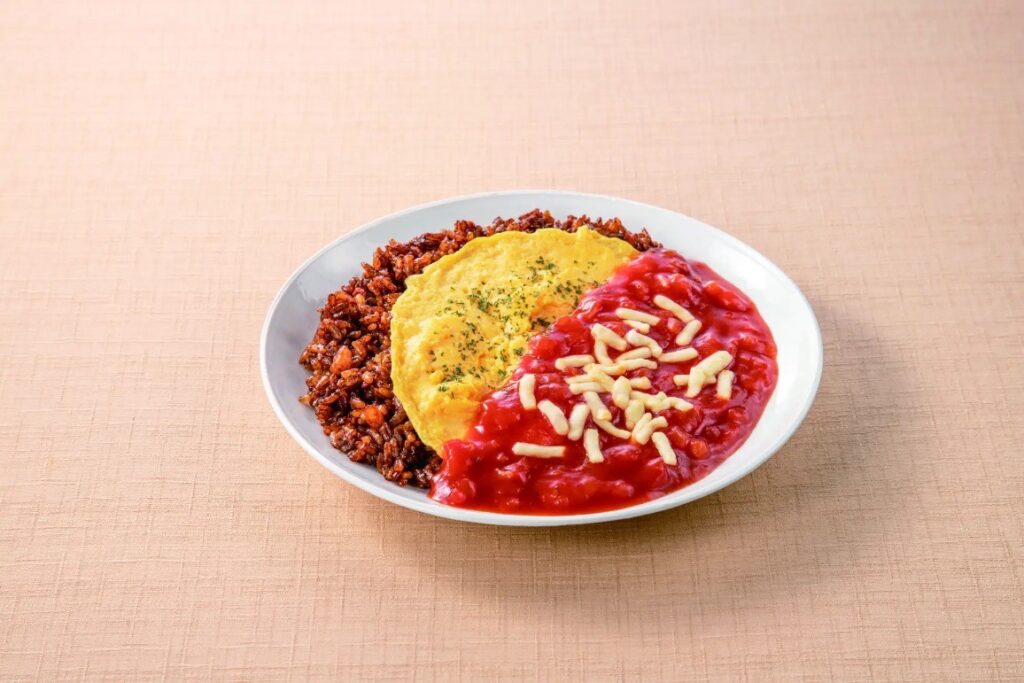 岡山名物「えびめしオムライス」