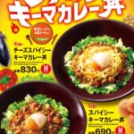 【すき家】夏のスパイシー新作！「スパイシーキーマカレー丼」が5月27日から期間限定で登場♪