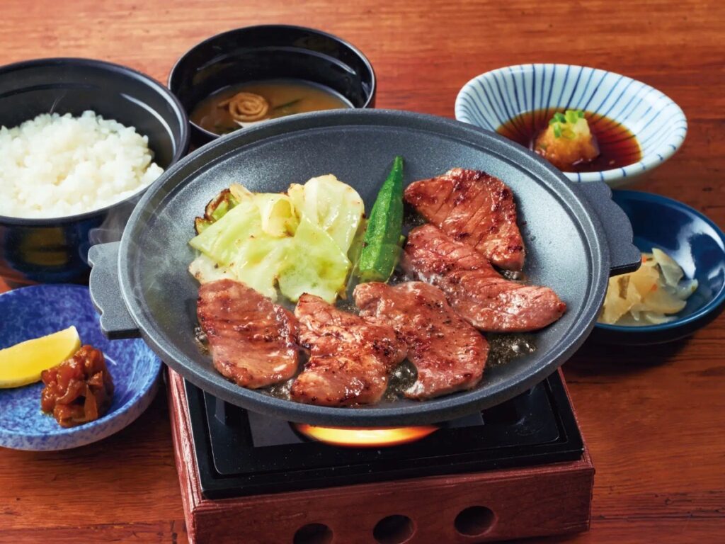 【牛タン焼き御膳】夢庵