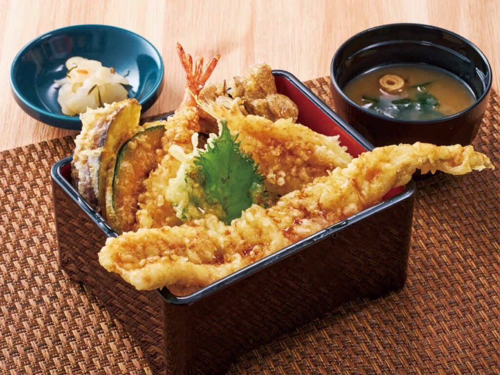 【活〆一本穴子天重】夢庵
