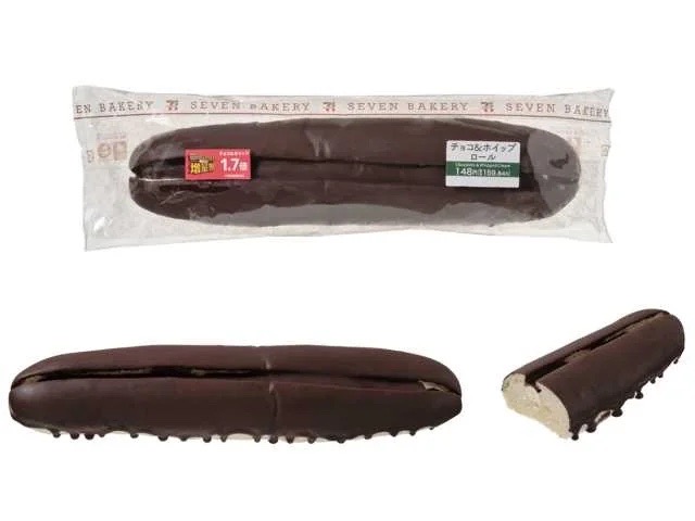 セブンイレブン「粒あん&ホイップどら焼き」商品写真(増量キャンペーン仕様)