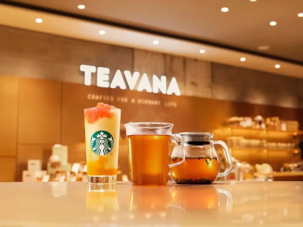 スターバックス ティー＆カフェ「TEAVANA」店舗とティードリンクメニュー