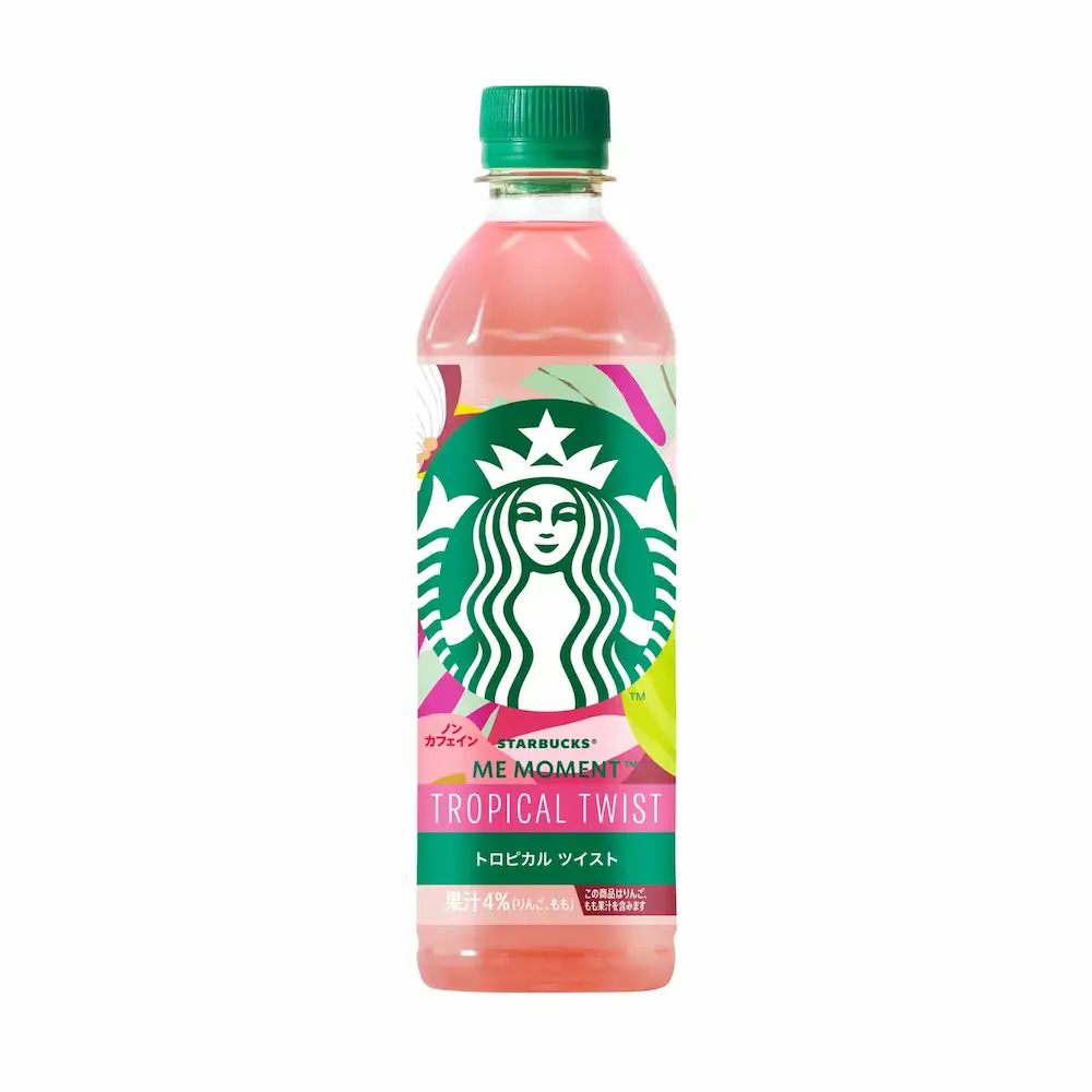 スターバックス ME MOMENT トロピカルツイストの商品ボトル(白背景)